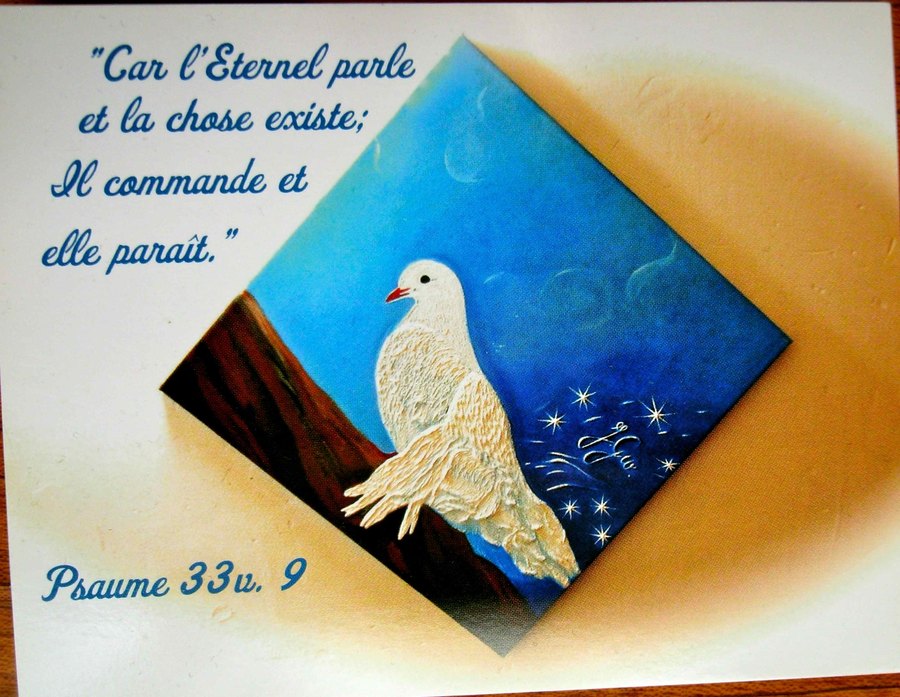 Psaumes 33, verset, 9, l'Eternel, parle, arrive,ordonne, existe